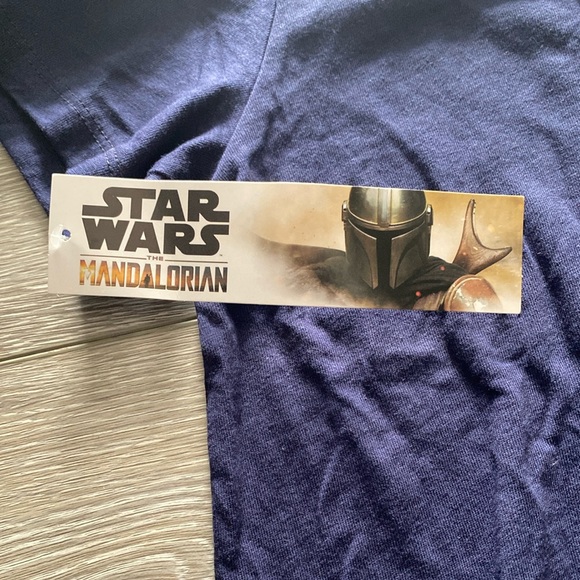 Star Wars Mandalorian Navy Blue T-Shirt Girls/Teens XXL NWT - Picture 4 of 6